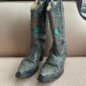 Corral sugar skull boots